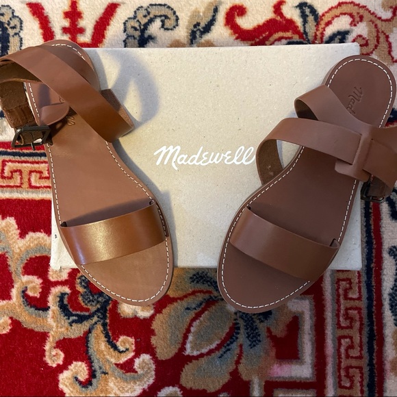 NIB! Madewell Leather Sandals - Picture 10 of 10
